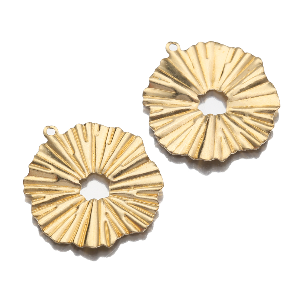 Tassel Earrings Boho - 20 sztuk/partia mosiądz słońce kwiaty Charms
