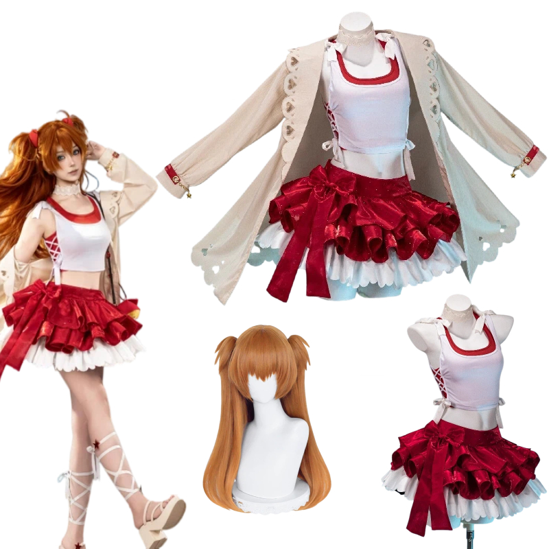 Women'S Red Accessories - Kostium cosplay anime Asuka Langley Soryu