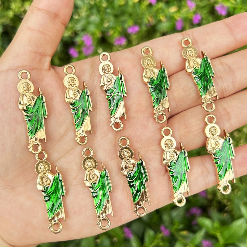 Women Juda Accessories - 10 sztuk zielony Saint Jude bransoletka