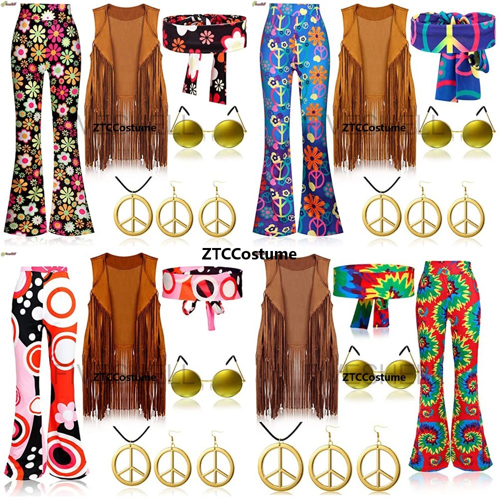 Women'S Accessories In The 70S - Strój Hippie Damski Lata 60. 70.