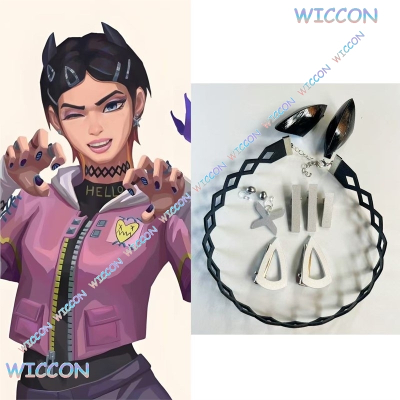 Women'S Accessories H&M - Klips do włosów Valorant Clove, kolczyki
