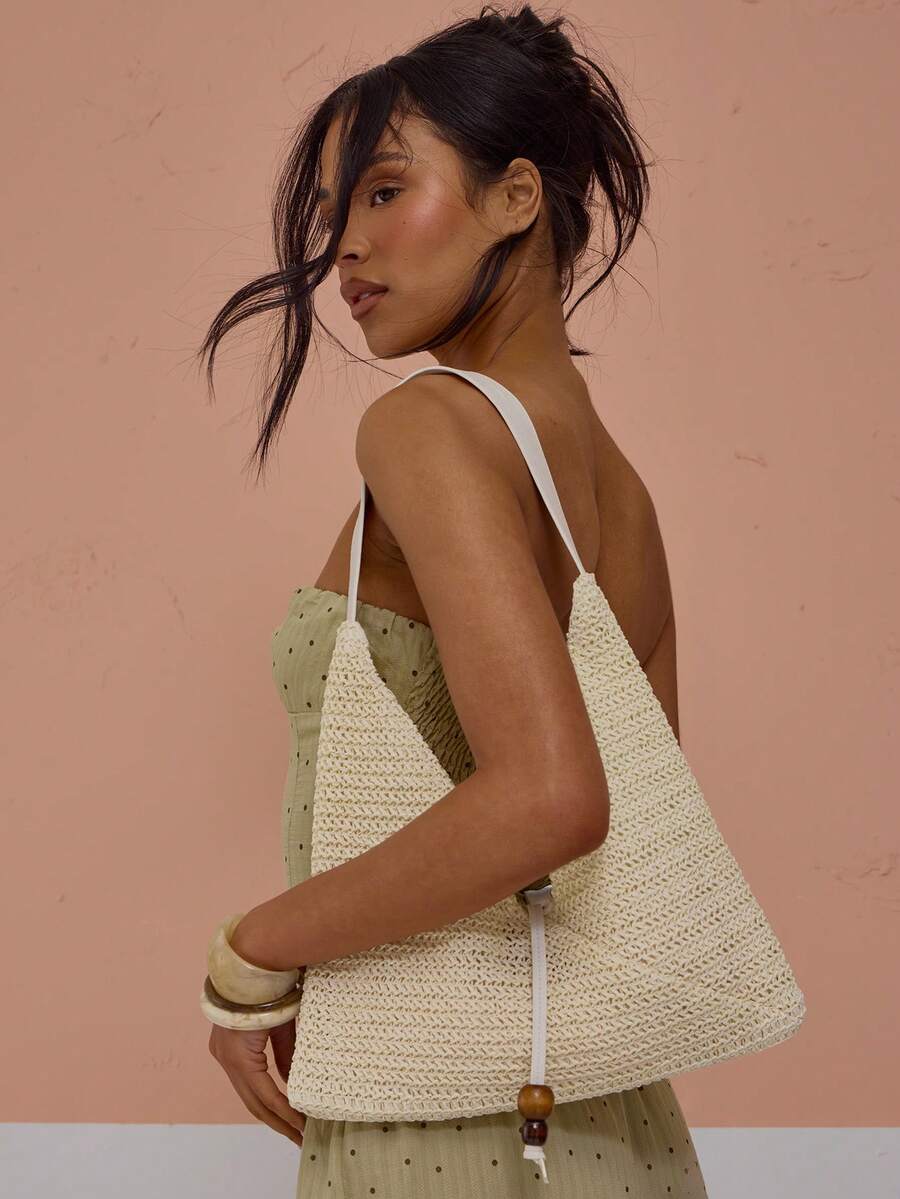 Women'S Accessories Handbags - Torba z plecionki ze sztucznej skóry