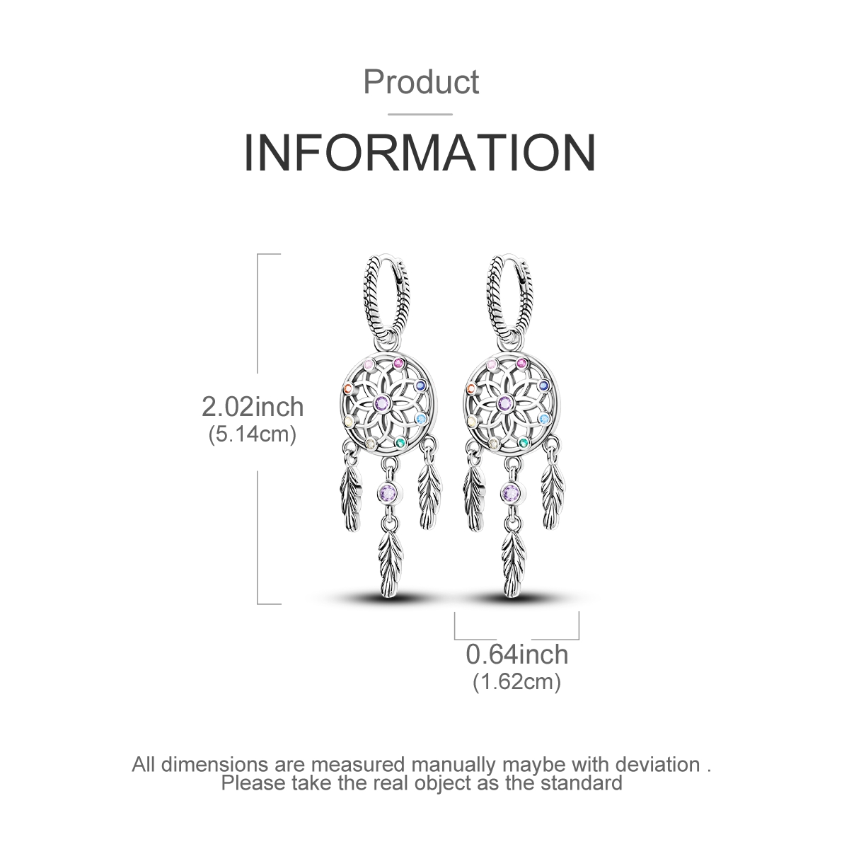 Kolczyki koła z łapaczem snów  – Tassel Earrings Boho recenzja i cena