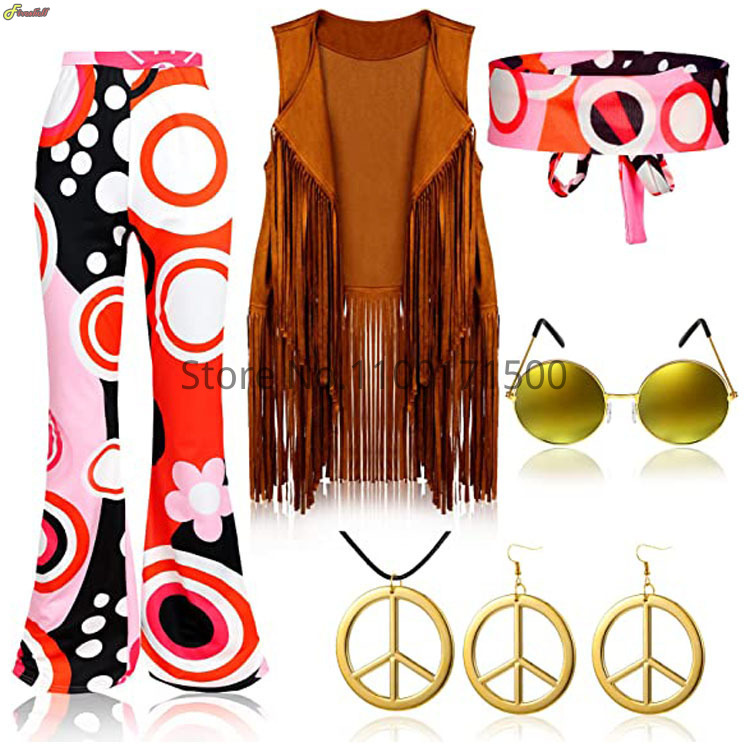 2023 kostium Halloween hipis d – Women'S Accessories In The 70S recenzja i cena