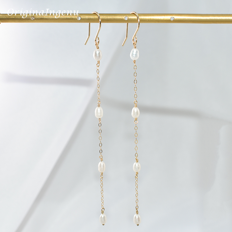 14K złoto wypełnione naturalne – Tassel Earrings Boho recenzja i cena