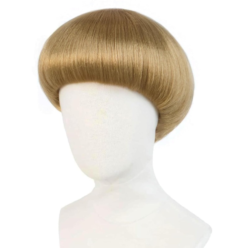 Krótka blond peruka typu bowl  – Women'S Accessories In The 70S recenzja i cena