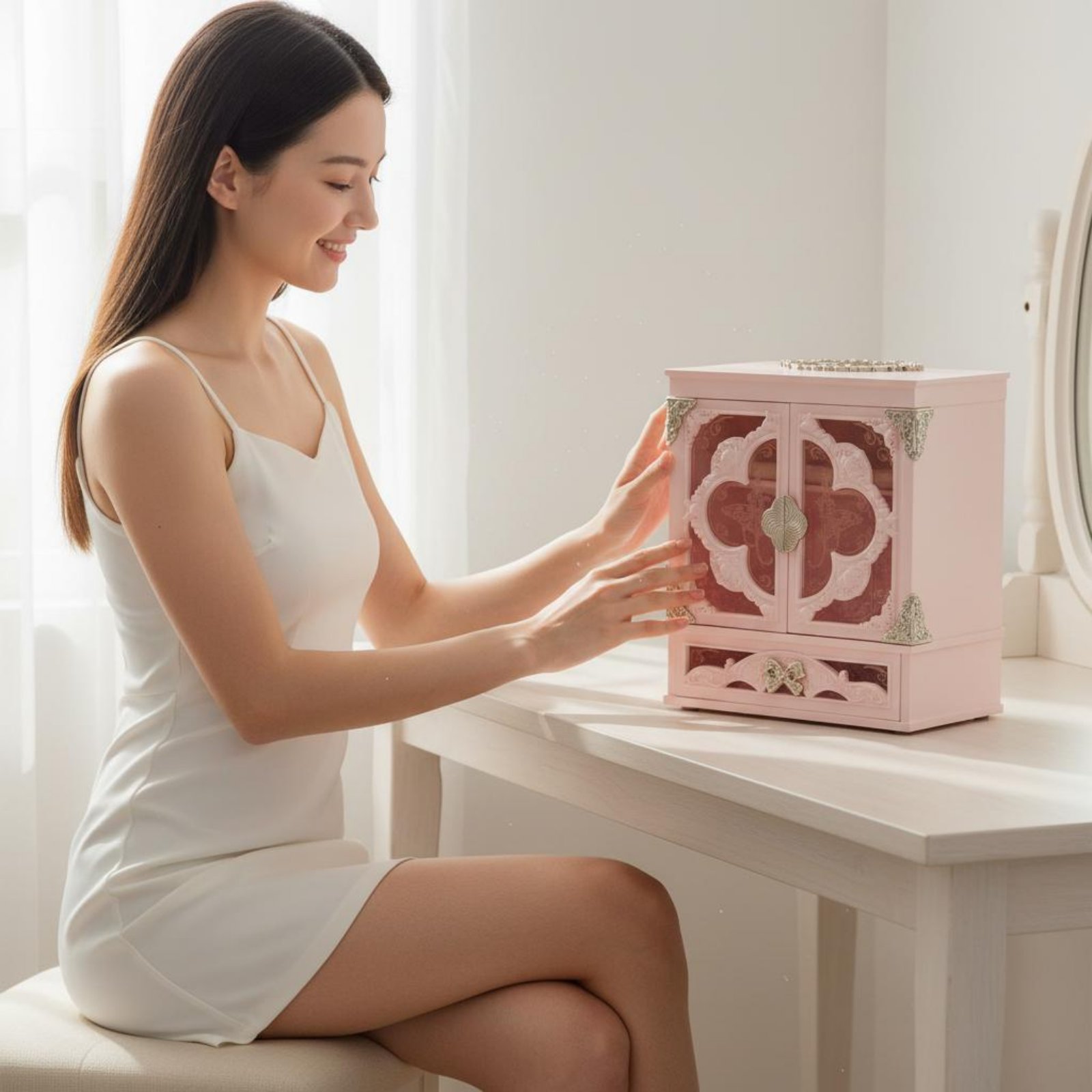 Podświetlany organizer na kosm – Women Accessories List recenzja i cena