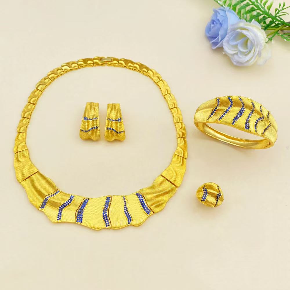 Zestaw biżuterii z mosiądzu pl – Women Accessories Uae recenzja i cena
