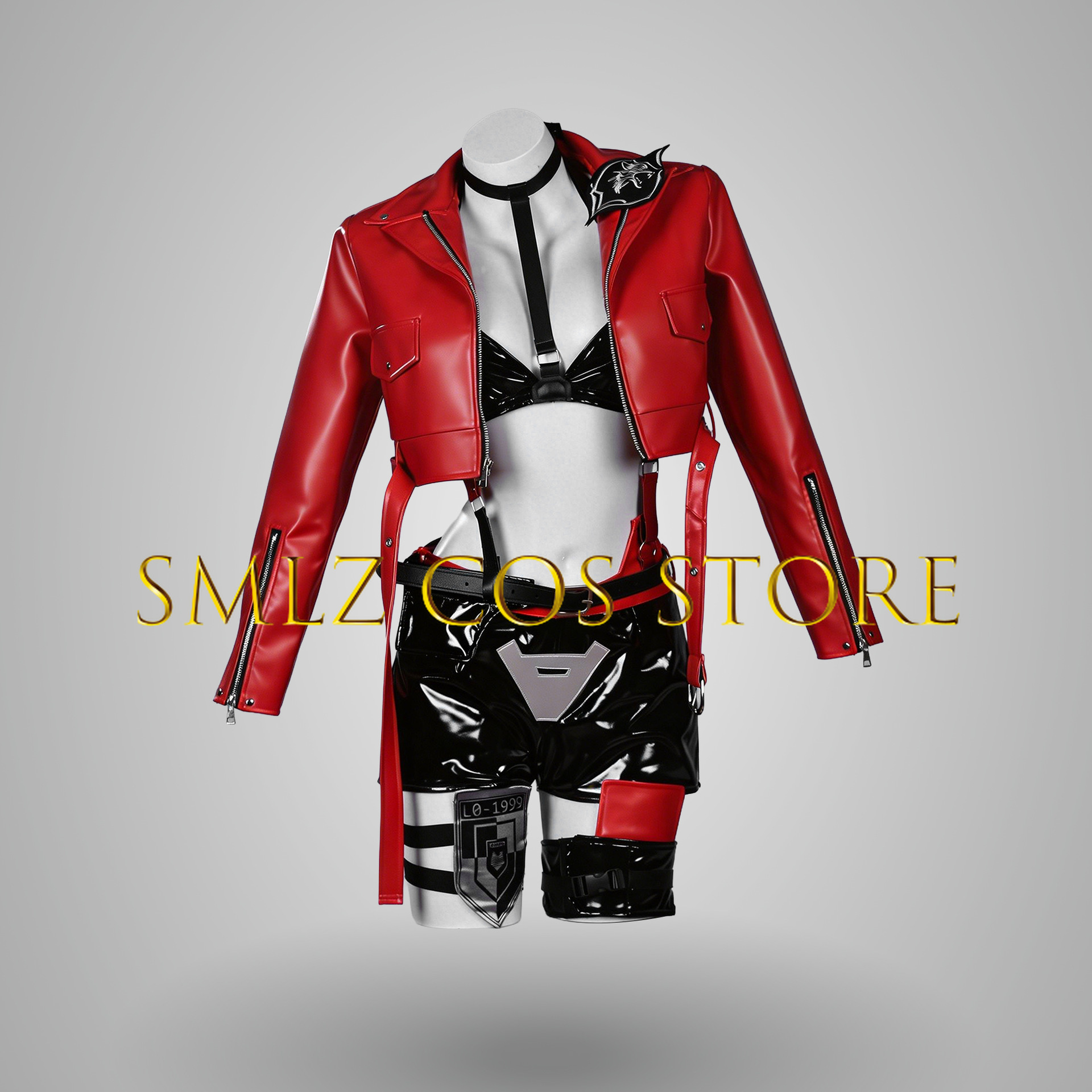 Kostium Cosplay Nikkee Red Rap – Women'S Red Accessories recenzja i cena