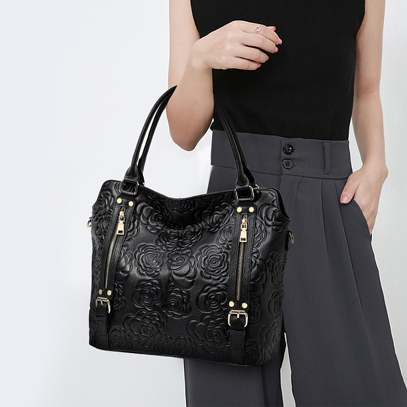 Modna torebka z tłoczonej skór – Women'S Accessories Handbags recenzja i cena
