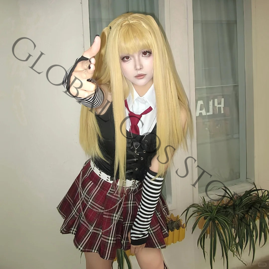 Kostium cosplay anime Misa Ama – Women'S Red Accessories recenzja i cena