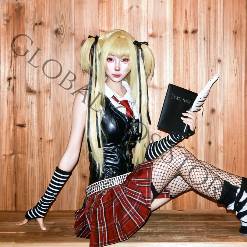 Kostium cosplay anime Misa Ama – Women'S Red Accessories recenzja i cena
