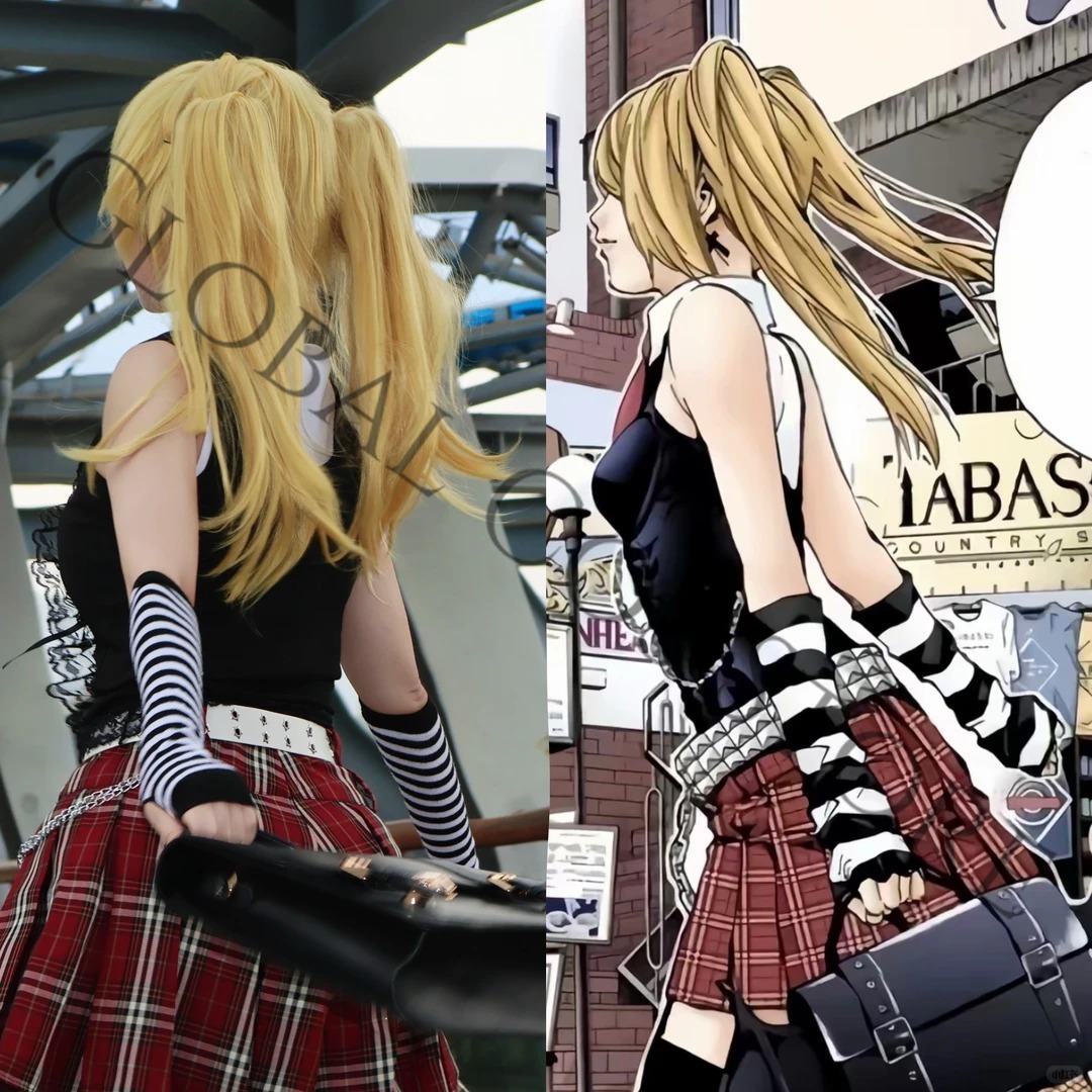 Kostium cosplay anime Misa Ama – Women'S Red Accessories recenzja i cena
