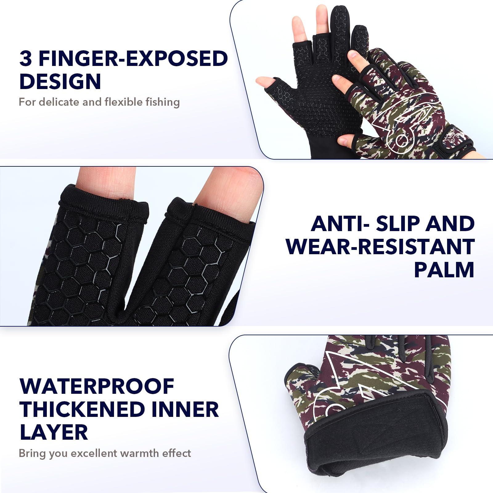 Rękawice wędkarskie 8Fans - Ot – Women'S Kayak Accessories recenzja i cena