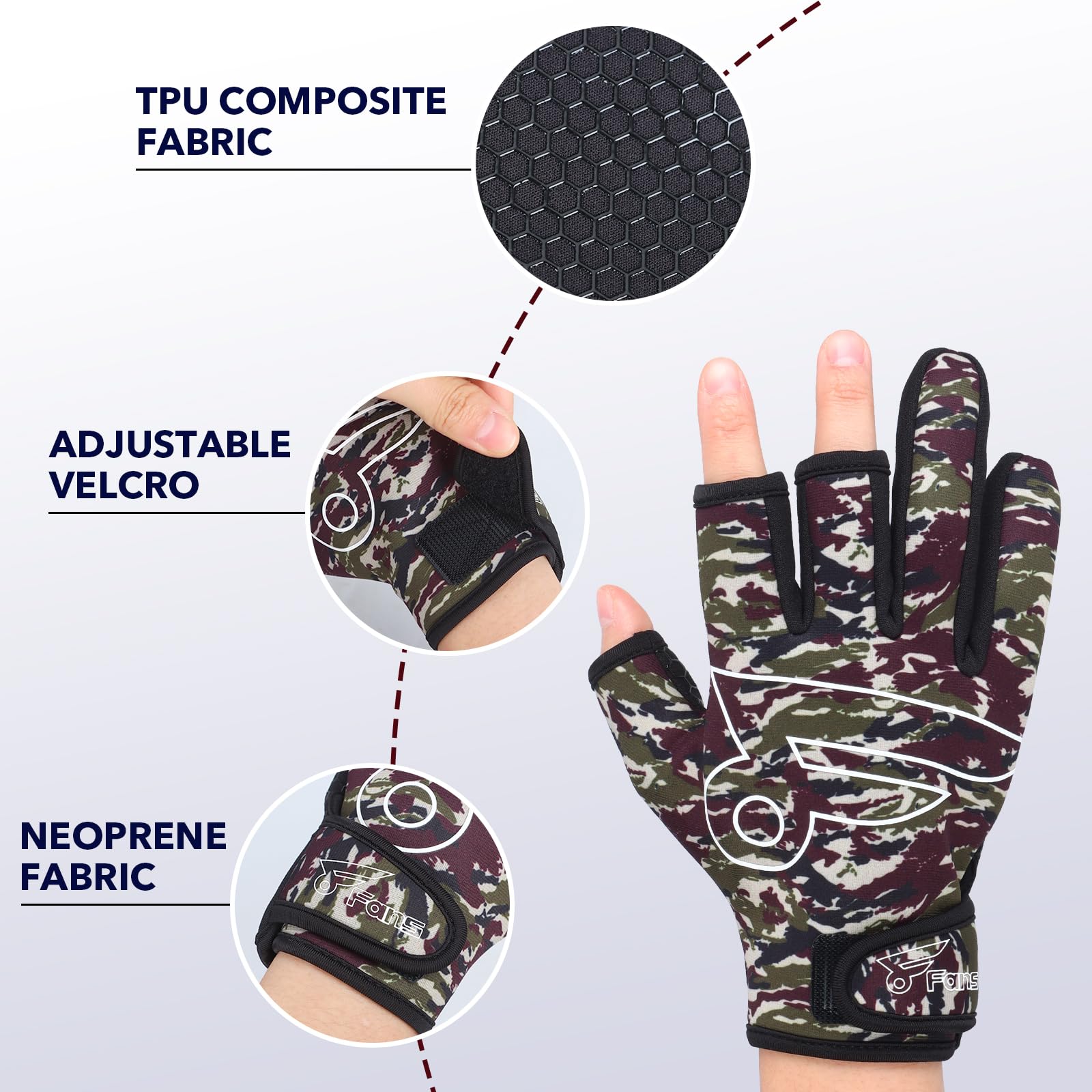 Rękawice wędkarskie 8Fans - Ot – Women'S Kayak Accessories recenzja i cena