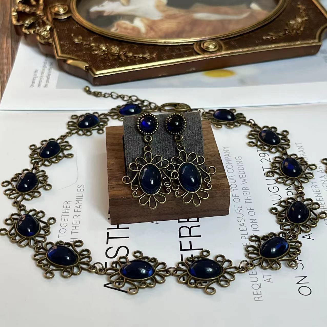 Historyczny Naszyjnik Kolczyki – Women'S Red Accessories recenzja i cena
