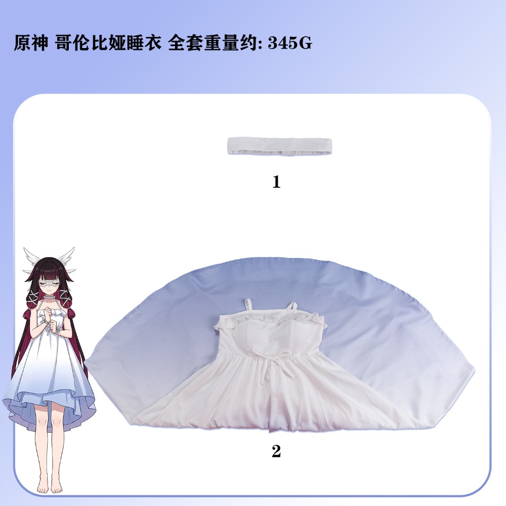 Kostium cosplay Columbiny z Ge – Women'S Accessories For Suit recenzja i cena